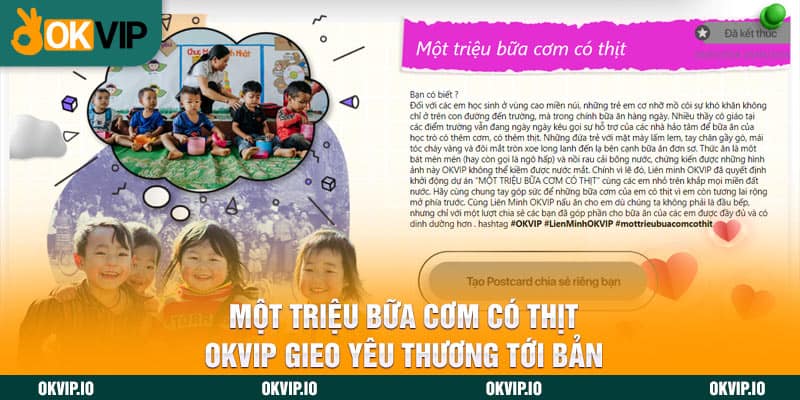 Một Triệu Bữa Cơm Có Thịt – OKVIP Gieo Yêu Thương Tới Bản - hình ảnh - uipgeuacpa.top Một Triệu Bữa Cơm Có Thịt – OKVIP Gieo Yêu Thương Tới Bản - hình ảnh - uipgeuacpa.top
